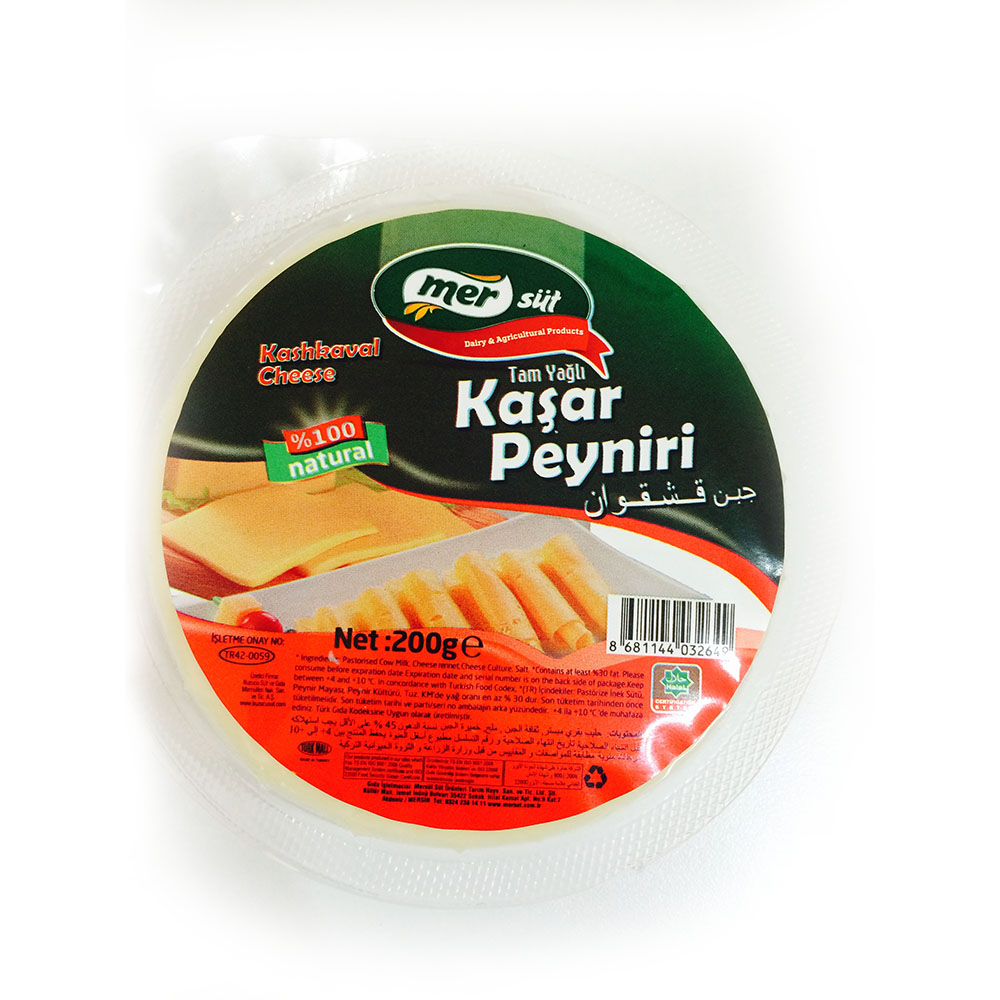Kaşar Peyniri 200 gr